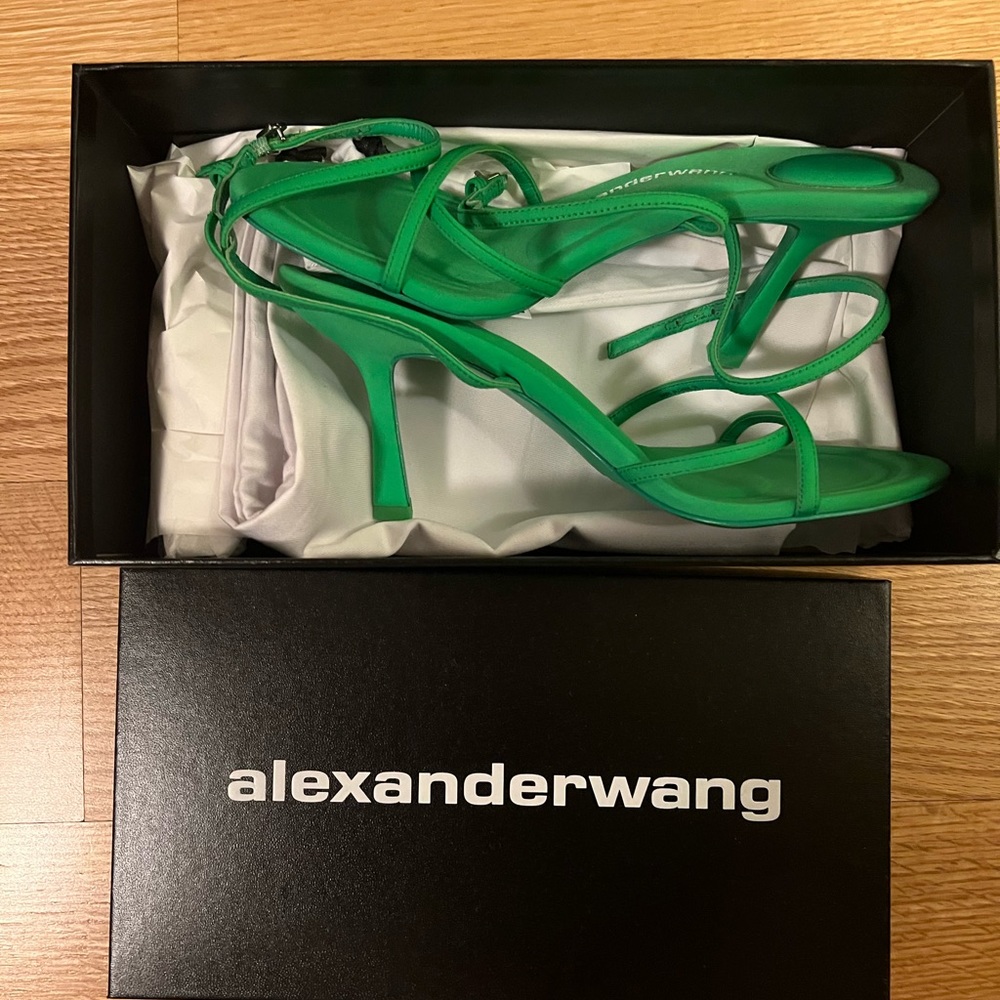 Alexander Wang Dahlia 85 neon Kelly green 39